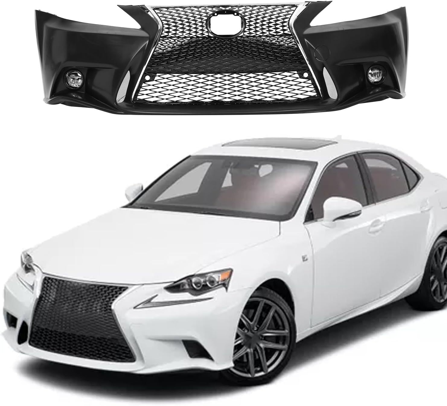 For 2006 2007 2008 2009 2010 2011 2012 2013 Lexus IS250 IS350 Conversion To GS F-Sport Front Bumper Conversion to GS F-Sport
