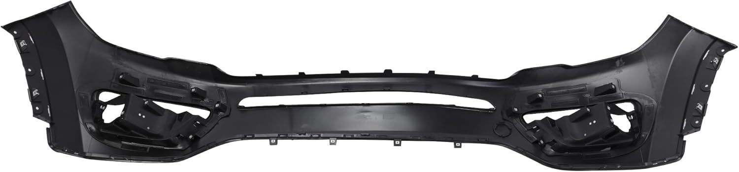 Plastic Front Bumper Cover Group Upper & Lower Grille Set Replacement For 2017-2022 Jeep Compass OE 68351154AA,68351154AD