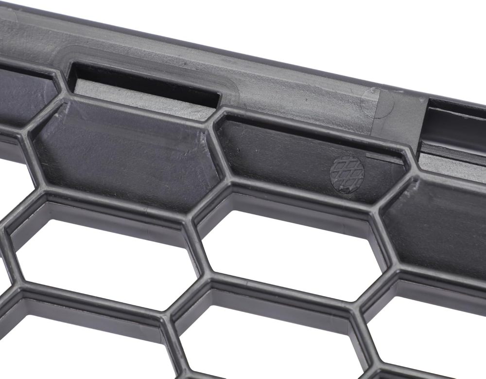 Front Bumper Cover Upper Lower Grille Mesh Black Replacement For 2011-2017 Toyota Sienna TO1036120
