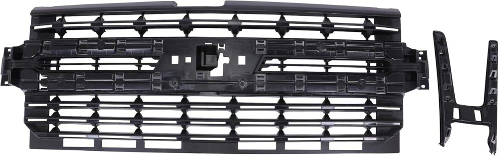 Font Bumper Upper Grille Mesh Grilles Assembly Kit 84128450 For 2019-2022 Chevy Silverado 1500