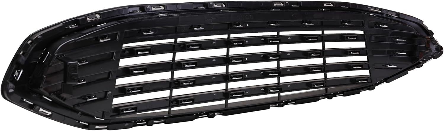 Front Grille Bumper Upper Chrome Black Grill Replacement HS7Z8200AA For 2017 2018 Ford Fusion