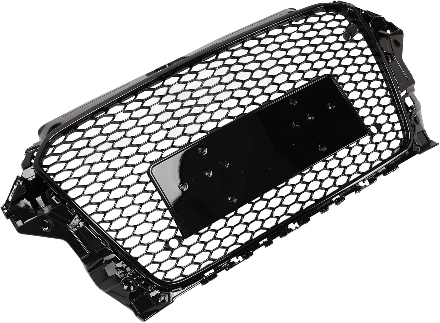 Front Bumper Black Honeycomb Grill Grille Fits For 2013 2014 2015 2016 Audi A3 S3 RS3