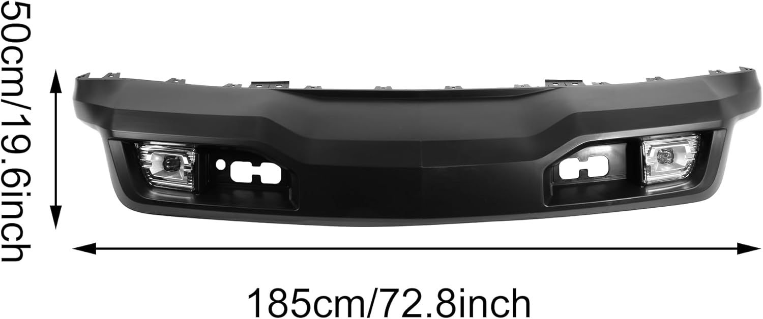 Front Bumper Retainer Fog Lights Assembly Kit For 2019 2020 2021 Chevy Silverado Chevrolet 1500