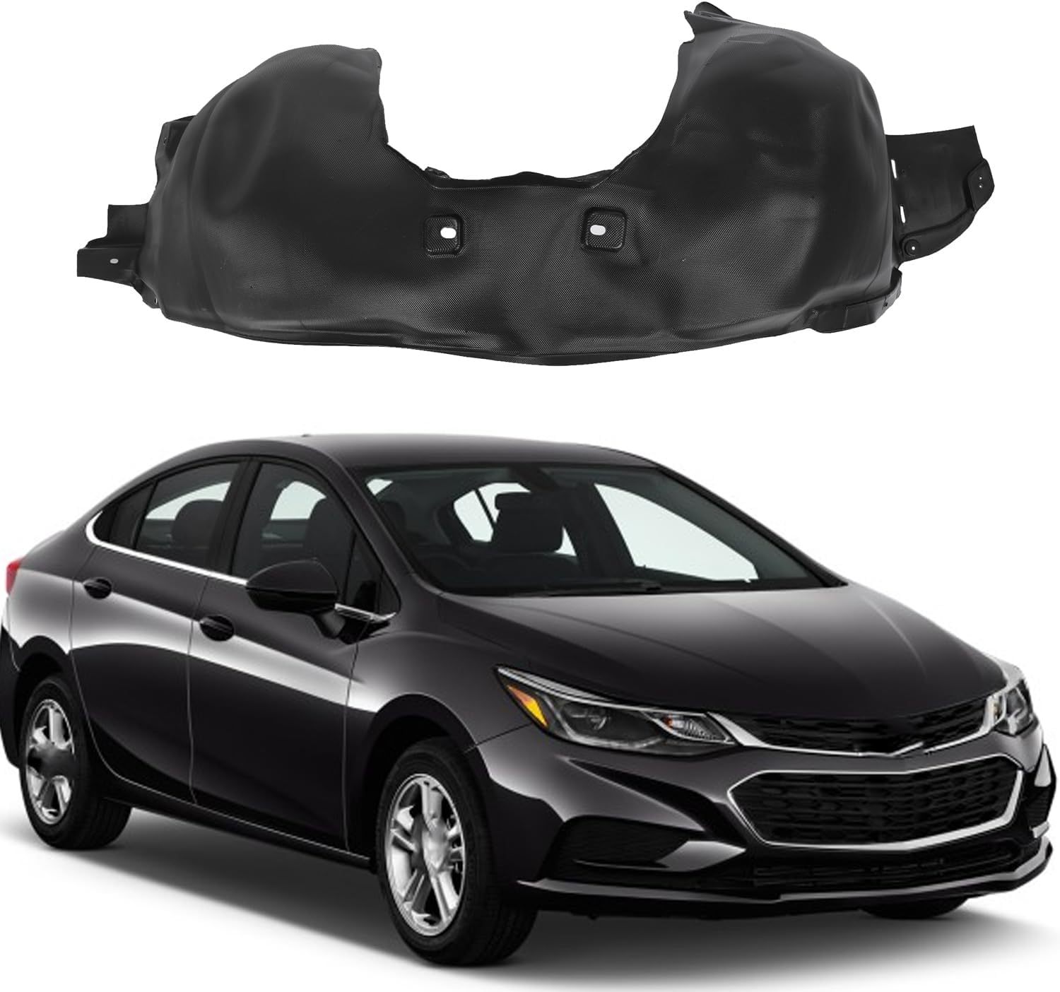 Fender Liner Splash Shield For 2011-2016 Chevy Chevrolet Cruze Front Driver Passenger Side Plastic Fender OE 9547279395472792