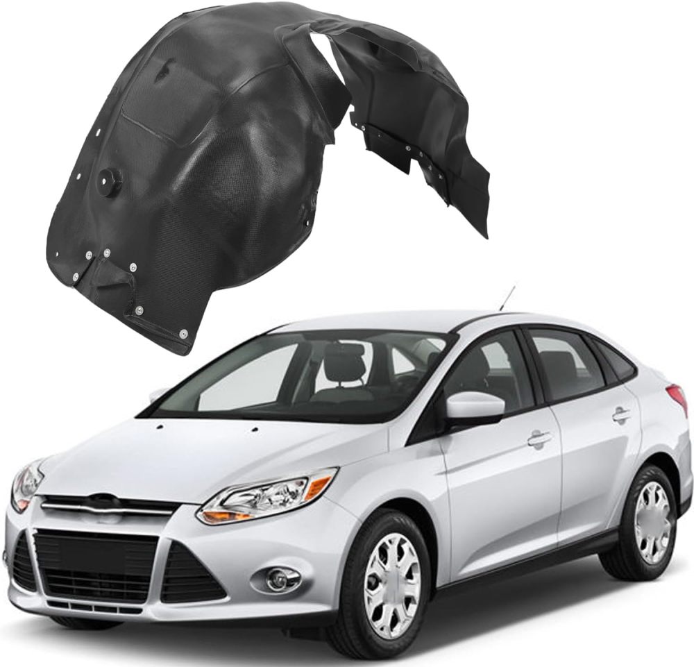 Compatible With 2012-2018 Ford Focus Front Right PassengerLeft Driver Side Fender Liner OEM (AM5Z16103AFO1248160,AM5Z16102AFO1249160)