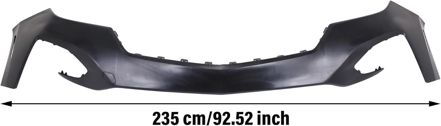 7PCS Front Bumper Complete Set W/o Sensor Hole Replacement For 2022-2023 Chevrolet Chevy Equinox LT