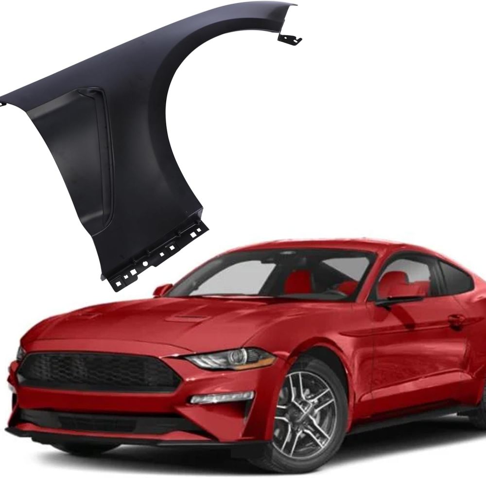 Front Fender Compatible With 2018 2019 2020 2021 2022 2023 Ford Mustang GT500 Primed Steel Driver&Passenger Side Fender