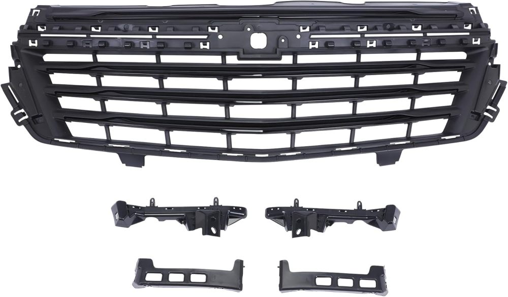 7PCS Front Bumper Complete Set With Sensors Fog Lights Replacement For 2022-2023 Chevrolet Chevy Equinox LT