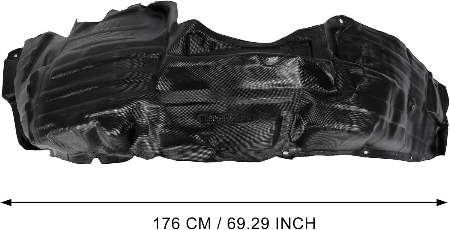 Splash Shield Fender Liner Compatible With 2011-2017 Toyota Sienna Front Driver & Passenger Side Direct Replacement TO1248163/5380608010, TO1249163/5380508010)