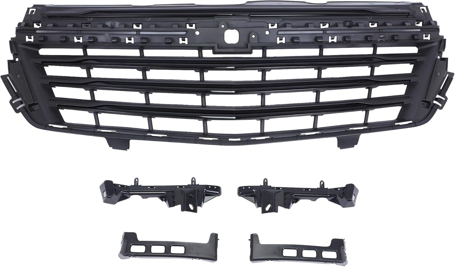 7PCS Front Bumper Complete Set W/o Sensor Hole Replacement For 2022-2023 Chevrolet Chevy Equinox LT