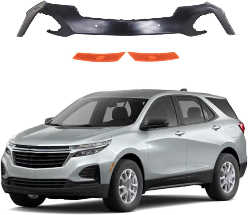 Front Upper Bumper For 2022-2023 Chevrolet Chevy Equinox, Front Upper Grille Front Bumper Replacement Exterior Accessories，84911084
