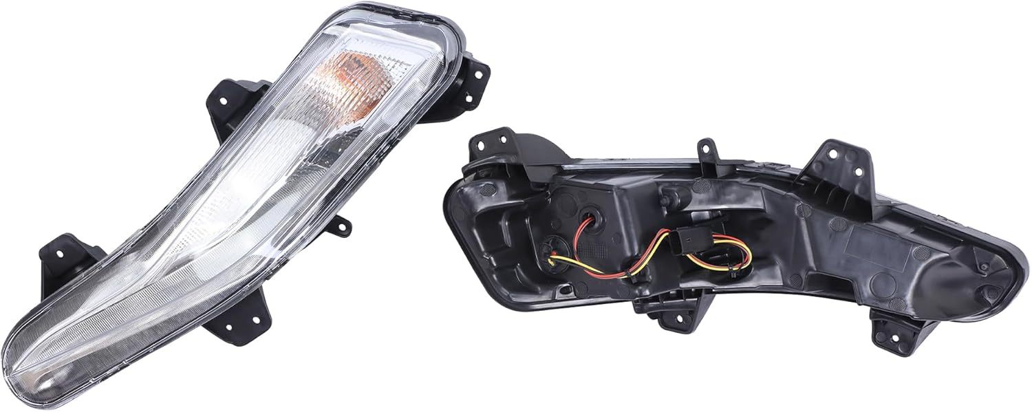 Front Bumper Assembly Replacement with Upper & Lower Grille Fog Lights For 2019 2020 2021 2022 2023 2024 Chevrolet Chevy Malibu