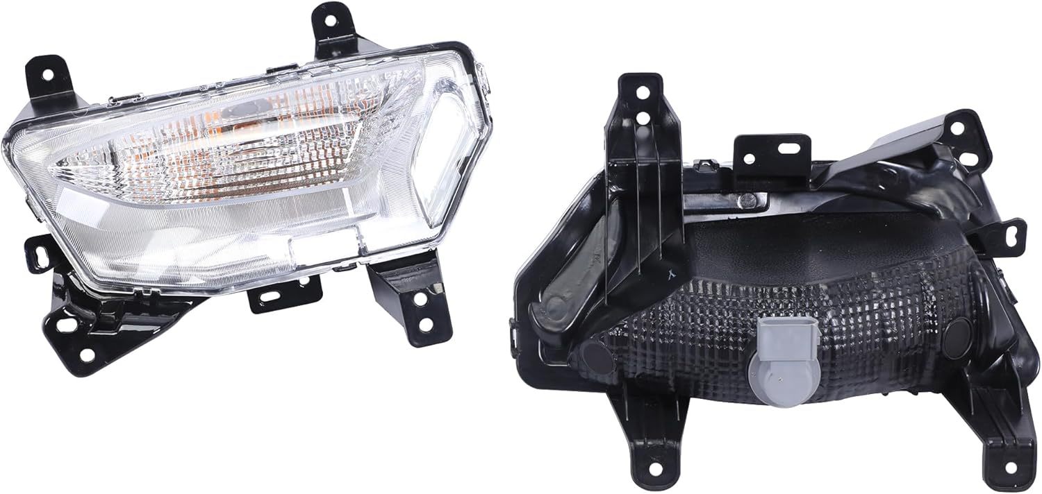 7PCS Front Bumper Complete Set With Sensors Fog Lights Replacement For 2022-2023 Chevrolet Chevy Equinox LT