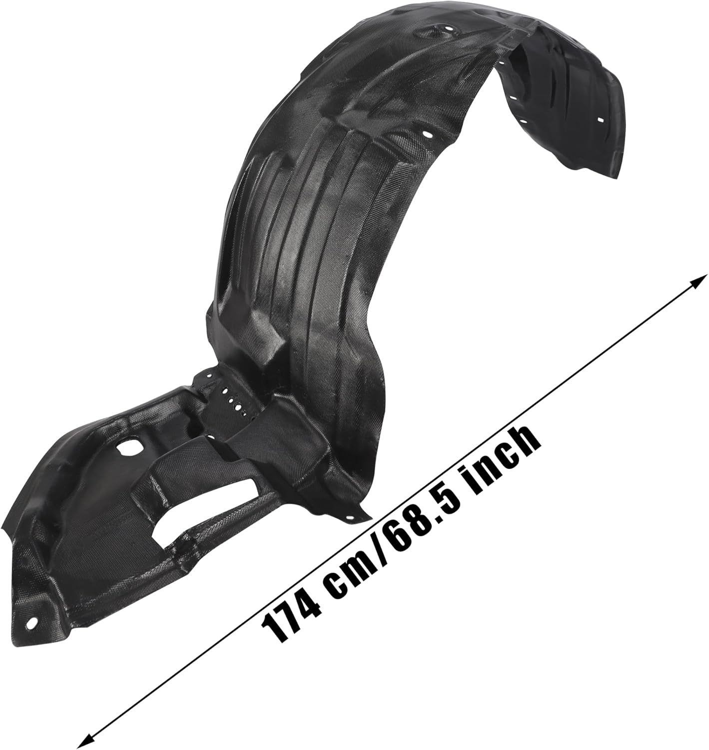 Front Right PassengerLeft Driver Side Fender Liner For 2009-2010 Toyota Corolla TO1249149+87502260 TO1248149+87602260