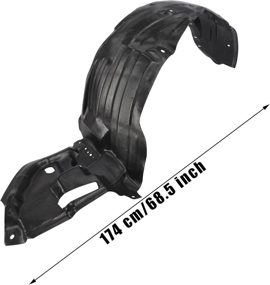 Front Right PassengerLeft Driver Side Fender Liner For 2009-2010 Toyota Corolla TO1249149+87502260 TO1248149+87602260
