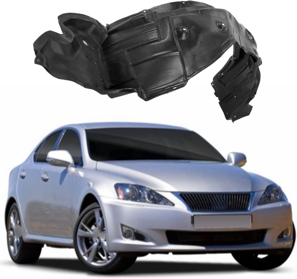 Compatible With 2006 2007 2008 Lexus IS250 Front Right PassengerLeft Driver Side Fender Liner OEM (5380553020/LX1251112, 5380653020/LX1250112)