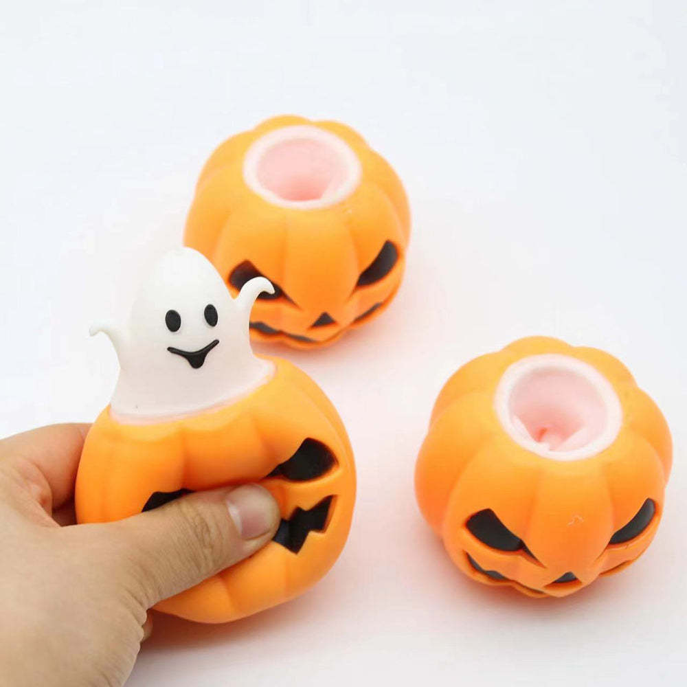 Halloween Toy Big Squishie Cute Sensory Toys for Kids Soft Stress Relievers for Adults Stretchy Squishie