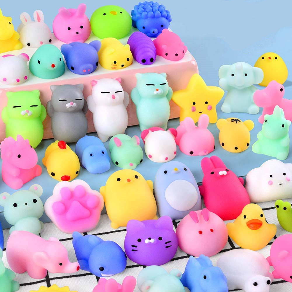 1 Scoop Mini Mochi Squishy Toys Crazy Scoop Fidget Stress Relief Toys