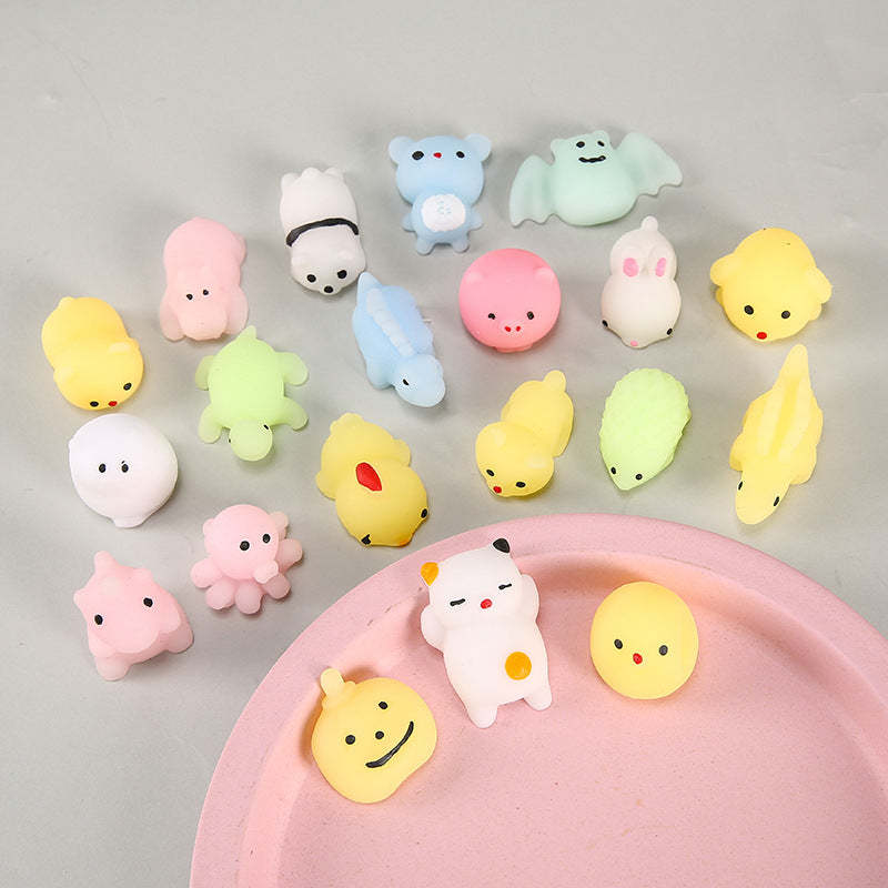 1 Scoop Mini Mochi Squishy Toys Crazy Scoop Fidget Stress Relief Toys