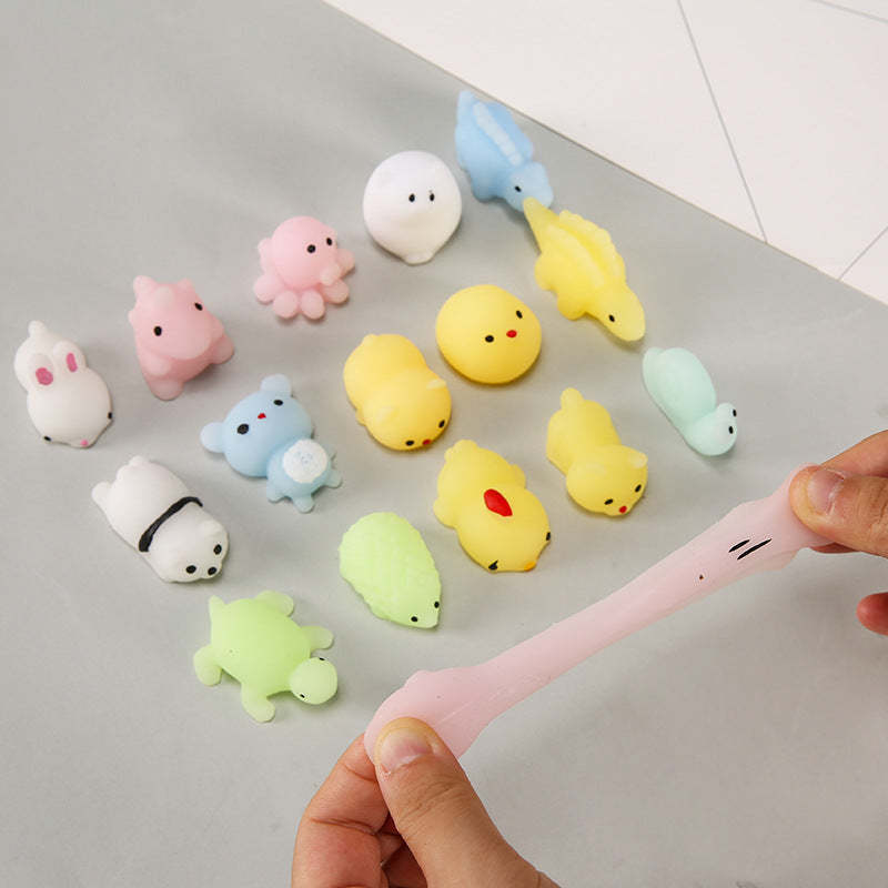 1 Scoop Mini Mochi Squishy Toys Crazy Scoop Fidget Stress Relief Toys