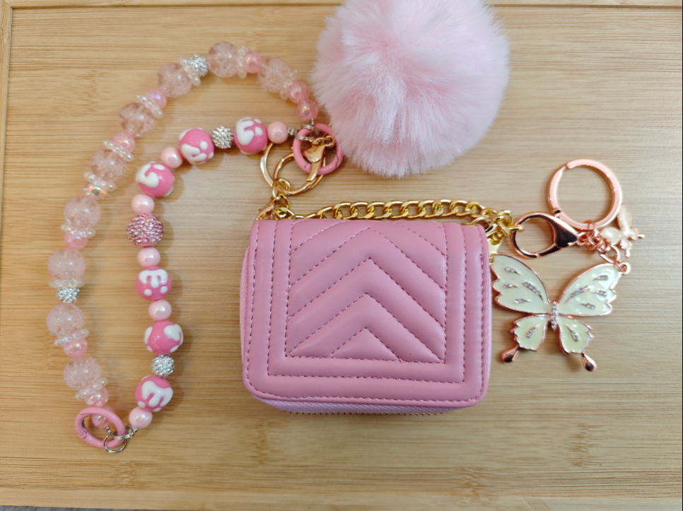 Mini Bag with Charm and Chain in the Box Set Pick on Live