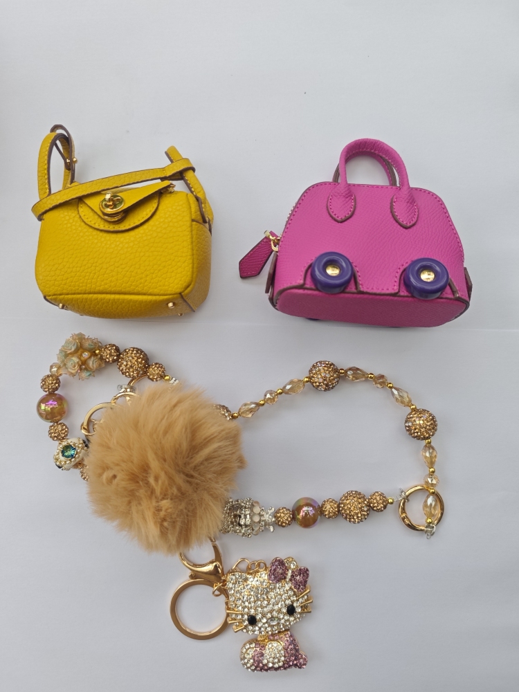 Mini Bag with Charm and Chain in the Box Set Pick on Live