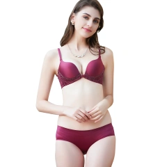 Lace Bra and Panties Women Seamless Bra Set Breathable Lady Sexy Panty