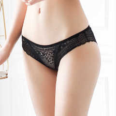 Low Waist Girl Lace Panties Sexy Transparent Ladies Underwear Panties
