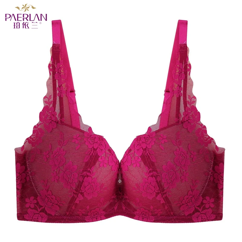 Hot Young Girl Sexy Seamless Padded Magic Push up Lace Bra Set Wholesale Bra Panty Image