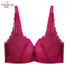 Hot Young Girl Sexy Seamless Padded Magic Push up Lace Bra Set Wholesale Bra Panty Image