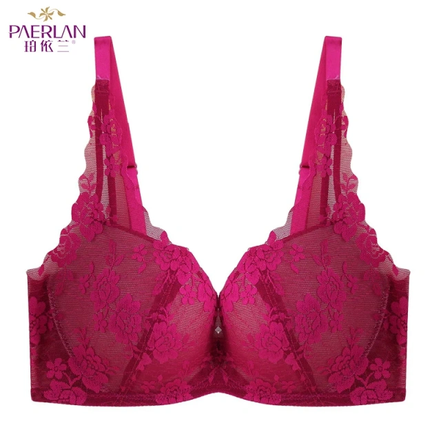 Hot Young Girl Sexy Seamless Padded Magic Push up Lace Bra Set Wholesale Bra Panty Image