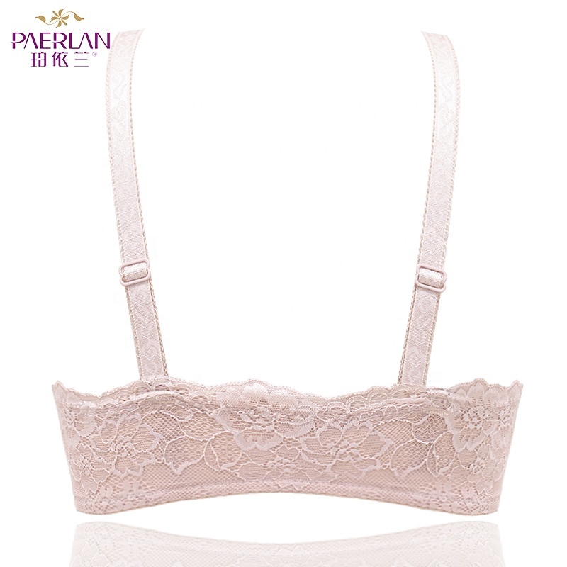 Seamless Paerlan Floral Thin & Thick Cup Sexy Lace Full Coverage Light-weight Ladies Bra