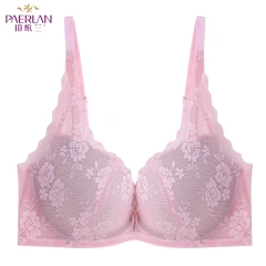 Hot Young Girl Sexy Seamless Padded Magic Push up Lace Bra Set Wholesale Bra Panty Image