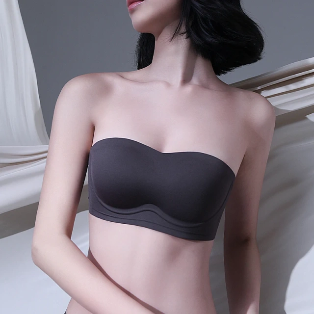 Supplier PAERLAN Brand Nude Bra Girls Tank Top Women Strapless Invisible Non-slip Ladies Bra