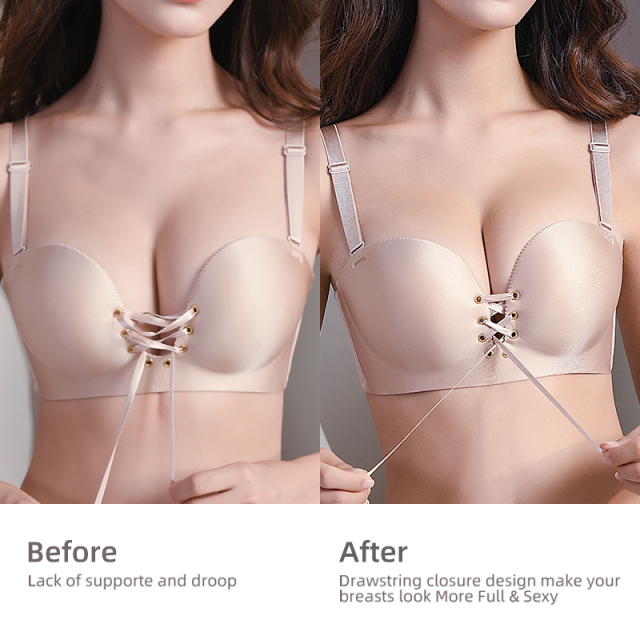 New Style Paerlan Push-up Bra Sexy Thick Padded Widen Side Everyday Wireless Bras for Women
