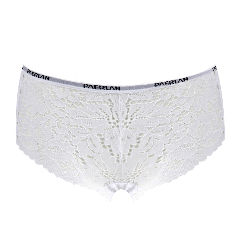 Hot Mature Lace Transparent Sexy Women Panty With Letter on Waist