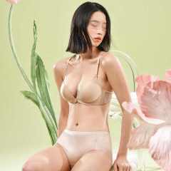 Women Bra and Panty Sets Front Closure Push up Sexy Back Floral Lace Lingerie Set