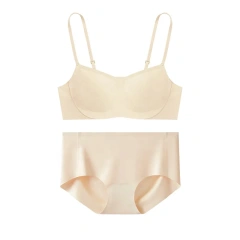 Paerlan Woman Customized High Quality Bra Sets One Piece Quick Dry Padded  Bra & Brief Sets