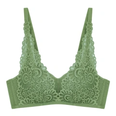 Factory Wholesale New Style Mature Hot Sexy Bra Push up Full Cup Lace Young Ladies Nude Bra