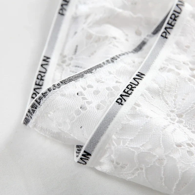 Hot Mature Lace Transparent Sexy Women Panty With Letter on Waist