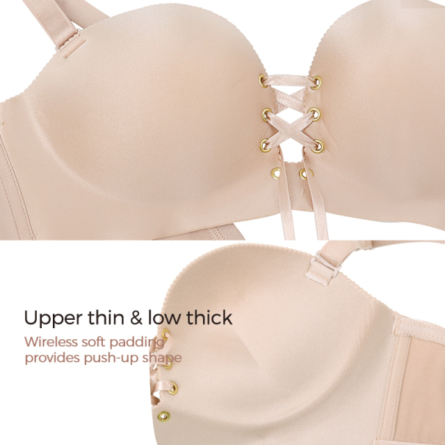 New Style Paerlan Push-up Bra Sexy Thick Padded Widen Side Everyday Wireless Bras for Women
