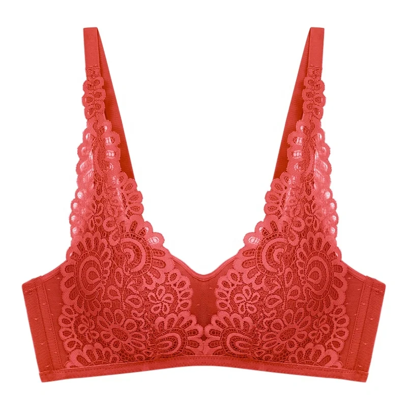Factory Wholesale New Style Mature Hot Sexy Bra Push up Full Cup Lace Young Ladies Nude Bra