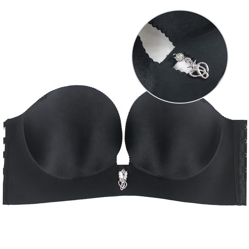 Designer Rhinestone Women Bra Set Gather Push up Bra Breathable Bra Female