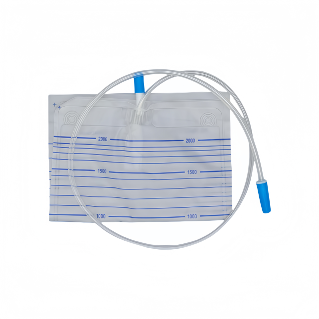 URINE BAG- PULLPUSH VALVE