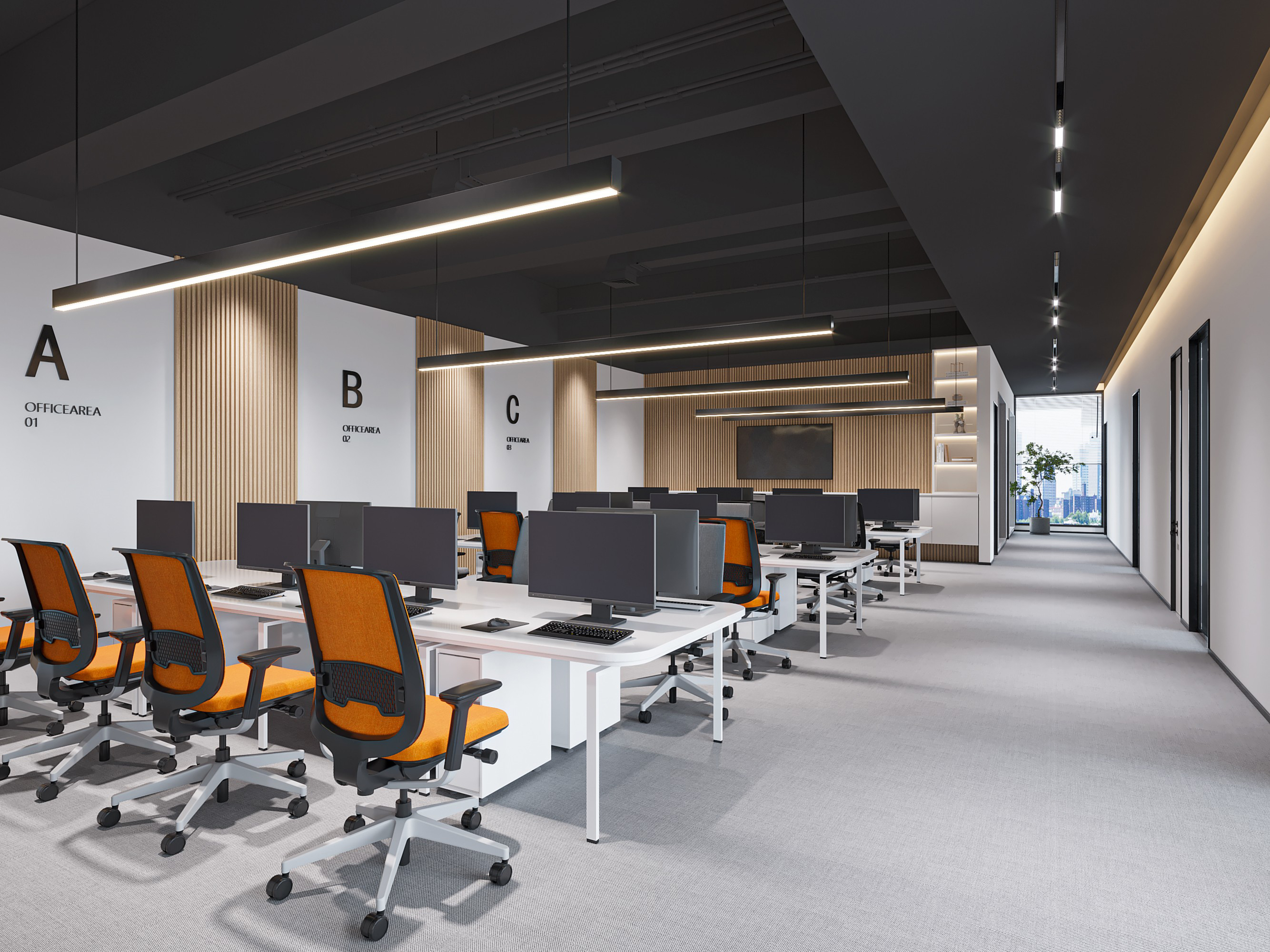 Office Pendant Lights: How Scientific Lighting Enhances Work Efficiency & Health