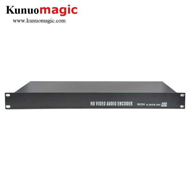 4 Channels HEVC H.265 H.264 SD HD 3G SDI to IP Live Video Streaming Encoder with RTMPS HTTP RTSP RTMP UDP ONVIF HLS