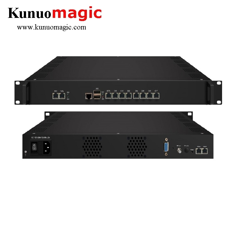 HTTP RTMP UDP IPTV stream to digital RF DVB-C DVB-T ISDB-T ATSC Modulator