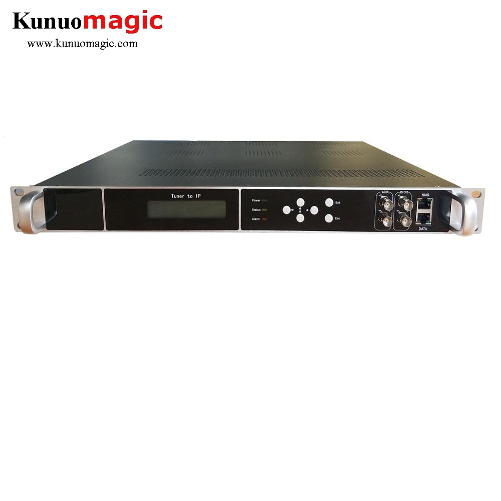 BISS 8 DVB-S2 DVB-C DVB-T ATSC ISDBT Tuner to IP Streamer Gateway