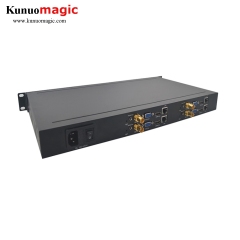 4 Channels Decoder IP Streaming To HD 3G-SDI Video Audio Decoder H.265 4K HTTP RTSP RTMP UDP HLS To HDMI SDI VGA CVBS Converter