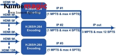 Multi-Channel HD H.264 H.265 HEVC HDMI Encoder
